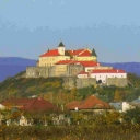 Mukachevo. Castle mountain - view from the South