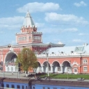 Chernihiv. Railway station building