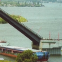 Mykolayiv. Bridge across Ingul river