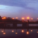 Donetsk. Bridge over Kalmius river