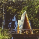 Trufanets' waterfall. Yasynia village