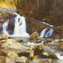 Waterfall on Kamjanka river