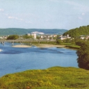 Halych.Bridge over Dnister river