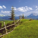 Panorama of Hoverla and Petros mountains