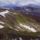 Chornohora. View of Hoverla and Petros mounts