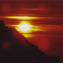 Chornohora. Sunshine over Shpyci mount