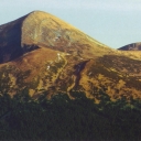 Chornohora. View of Hoverla and Breskul mounts