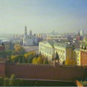 Moscow. A view of the Kremlin