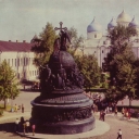 Novgorod. Monument to Millenium of Russia. 1862