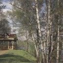 Plyos. Pavilion on the banks of the Volga
