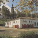 Plyos. The ensemble of the Market Square in the XIX