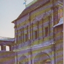 Moscow. Krutitskoye Podvorje. Teremok above the entrance arc