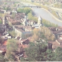 Tbilisi. General view of the right bank of the Kura