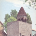 Tbilisi. Anchiskhati bell tower on the street Shavteli