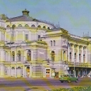 Leningrad.The Kirov Opera and Balllet Theatre (former the Ma