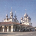 Rostov. Guest House with the Church of Our Savior on the Mar