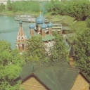 Uglich. View of historical museum and city