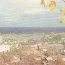 Gorokhovets. Bird's view of the town from Puzhalov Hill