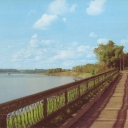 Uglich. Embankment of Volga river