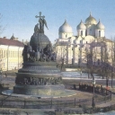 Novgorod. Cathedral of St.Sophia. Monument to Millenium of R