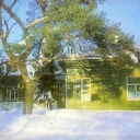 Zvenigorod. Old hospital building where Anton Chekhov worked
