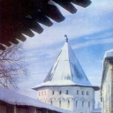 Zvenigorod.  Granary tower of the St. Savva Storozhevsk Mona