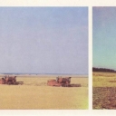 Harvesting in Zauralie region. Famous agronomist T.S.Malcev