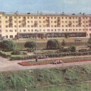 Velikiye Luki. Park on Embarkment