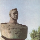Velikiye Luki. Monument to Marshal of USSR Rokossovsky