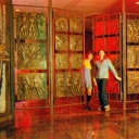 Novoafonskaya cave. Interior design of Administration buildi