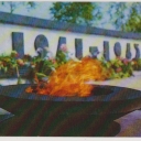 Voronezh.The eternal flame at the monument to the defenders