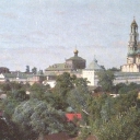 Zagorsk. View of St. Sergius Trinity Monastery.