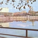 Sverdlovsk. Embarcadery of city pond