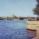 Leningrad. View of Neva river