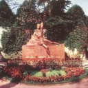 Riga. The monument at the grave of J. Rainis