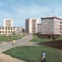 Riga. The new residential area Jugla