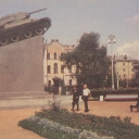 Tambov. The monument in the memory of creating a tank column