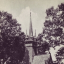 Kraynikove, Zakarpattya. Mykhailivska church and bell-tower