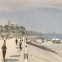 Perm. The embankment of the river Kama