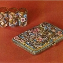 Monetnik cigarette case and silver. Master Nikolai Zverev
