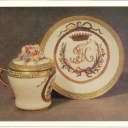 Cup and saucer. The first half of 1760