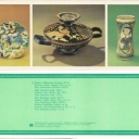 The dish and vase-majolica, templates-clay