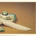 Inkwell - porcelain,  pots - jasper weight
