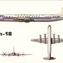 Passenger aircraft IL-18