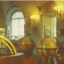 Leningrad. Hall University Museum with an exhibition.