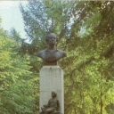 G.Lomonosove Lomonosov monument in Leningrad region.