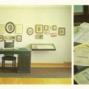 Votkinsk. Tchaikovsky's desk and wall exposure.