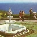 Alupka. The fountain on the terrace at the southern facade.