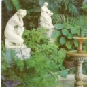Alupka. Upper corner of the park. The sculpture 