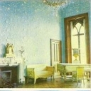 Alupka. The round tower at the west gate. Blue living room-i